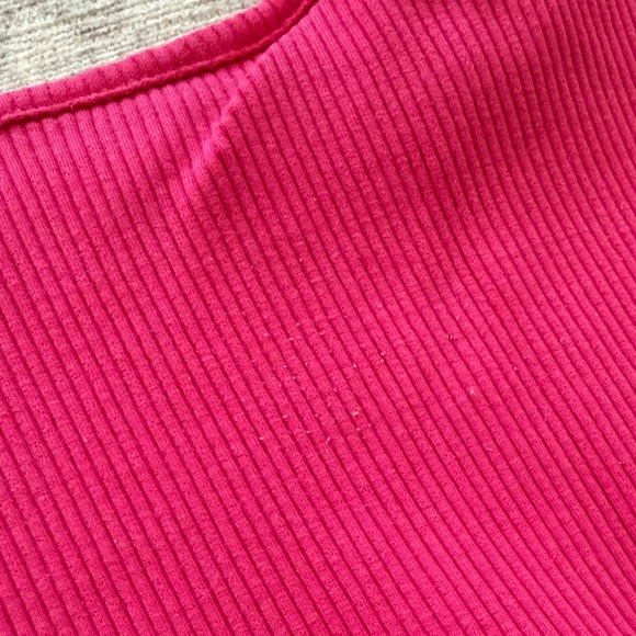 Lulu’s Pink One-Shoulder Crop Top and Skirt Set - Picture 8 of 10